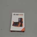 Solar Power Bank Portable Charger 63200mAh Battery Pack, Hand Crank Charger Dual Outputs Inputs 4 LED Flashlight, Fast Charging with Built in Cables Power for Phone Camping Emergency Travel (Orange)