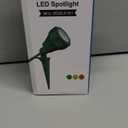 DEWENWILS 120V Spotlight Outdoor, 500LM Waterproof LED Spot Light with 3 Extra Lenses (Red Yellow Green), Landscape Lighting for Holiday, Trees, Flag, 5FT Extension Cord, UL Listed