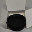 4PCS Car Cup Holder Coasters, Silicone Non-Slip Vehicle Cup Recessed Mats, Sift-Proof Automotive Interior Drink Insert Decor Accessories, Universal for SUV, Sedan, Truck (Black)