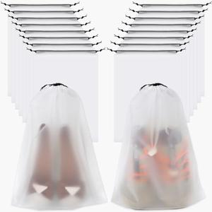 Pack of 4, Vivinin 18 Pack Shoe Bags - 11.8in x 15.7in, Storage Bags for Packing, Travel Essentials for Men and Women