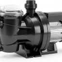 In/Above Ground Pool Pump High Flow Self Primming Swimming Pool Pump, 115V High Efficiency Pump for Above Ground Pools Pond Hot Tubs Spas, 7FT Power Cord, Quiet Operation (1.1 HP, 3962 GPH)