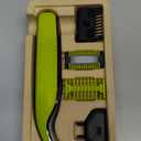 Philips Norelco for Face + Body, Electric Beard Trimmer, Shaver and Groomer, 5in1 Adjustable Comb, 1x Body Kit, Model QP2834/70, Black/Lime Green