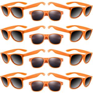 TUPARKA 20 Pack Kids Sunglasses Bulk for Summer Pool Party Favors Birthday Parties Goody Bag Fillers, Orange