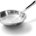 All-Clad D3 Stainless Steel 8 inch Frying Pan- Made in the USA- The Original Bonded Professional Cookware- Oven Safe & Induction Compatible