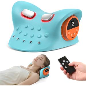 Neck Massager 2026 Heating and Vibration Pillow - Used for Fast Charging or Quick Power Bank with Data Cable, Portable Data Cable with Type-C Charging.