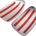 ACROPIX Car Exterior Mirror Cover Cap Overlay Fit for Chevrolet Silverado Suburban for GMC Sierra Yukon - Pack of 2 Chrome Plated