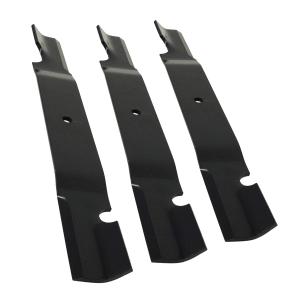 Grasshopper Set of 3 Mower 21" High-Lift Notch Lawn Mower Blades, GrassMax Blade, for All 61" FrontMount and MidMount Duramax Decks, OEM Yard Mowing Replacement Part 320245