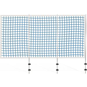 ECOPOOLTECH Pool Basketball Hoop Backstop Net – 59 x 110 Inches, 3 Section Protection Net for Round Above Ground Frame Pool only.