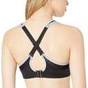 Wacoal Women's Sport Contour Convertible Underwire Bra, Black/Lilac Gray, 36DD