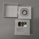 Mirlray Smart Ring for Women & Men, Smart Ring Health Tracker, Blood Oxygen & Heart Rate Monitor, Long Lasting Battery Sleep Ring, Waterproof Fitness Ring (Silver, 7)