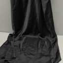 PRETTYGARDEN Women's 2026 Summer Satin Dress Elegant Sleeveless Mock Neck Cocktail Party Maxi Dresses (Black XL)