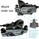 Bike Hydraulic Disc Brake Set with 160mm Rotors,For Mountain Bike e-Bike Fat Bike Road Bike(Right Front Brake& Left Back Brake)(Black)