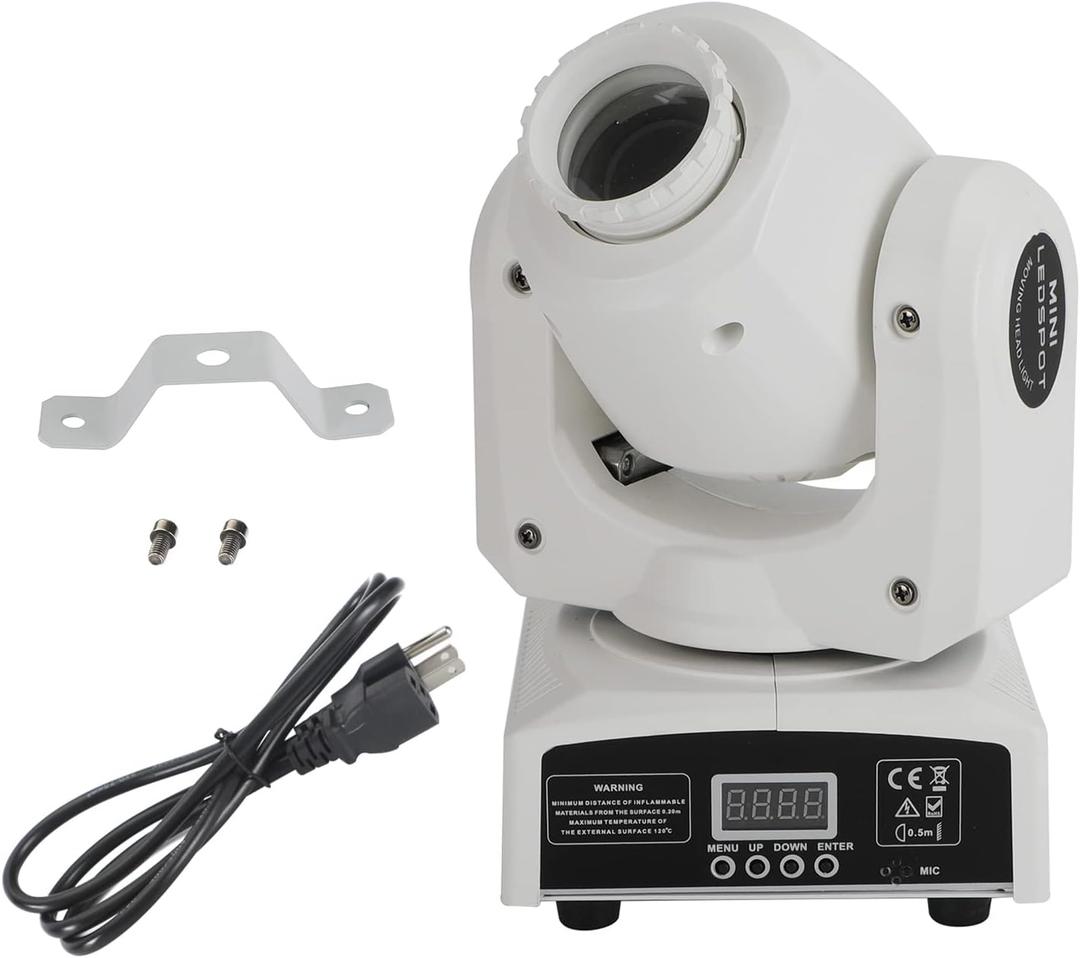 Topteng 1/2/4 Moving Head 120W 8Gobo Stage Lighting RGBW LED DJ DMX Beam Bar Party Light 9/11 Channels Sound Activated DJ Lights for Church Wedding Disco Party Nightclub Live Show