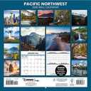 TURNER PHOTOGRAPHIC Pacific Northwest 12x12 Photo Wall Calendar (26998940041), 12"W x 0.1"H