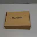 Waterfall Bathroom Faucet 1 Hole, Single Hole Bathroom Faucet, Single Handle Vanity Sink Faucet with Deck Plate, Pop-up Drain & Supply Lines, Brushed Nickel