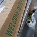 Vita Regency Vinyl Trellis 107" L x 95" H White Privacy Screen for Climbing Plants & Vines, BPA & Phthalate-Free PVC, Durable Outdoor Lattice, Easy Installation, Garden Décor