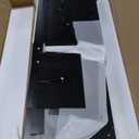 Black Tall 7 Drawer Dresser for Bedroom, Modern Wood Closet Dressers & Chests of Drawers with Jewelry Storage, 23.6" L*15.8" W*47.5" H in Large Vertical Dresser for Bedroom, Living Room, Nursery