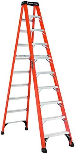 Louisville Ladder 8-Foot Fiberglass Step Ladder, 375-Pound Load Capacity, Type IAA, FS1410HD