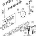 5.7L V8 HEMI MDS Lifters Camshaft Kit Replacement for 2009-2019 Chrysler 300 Jeep Grand Cherokee Dodge Charger Challenger 53022372AA 53021726AD 53021726AE