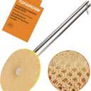 Kitchen Scrub Brush with Handle, Non-Scratch Extra Strong Cleaning Brush for Wok, Cast Iron, Pans, Oven Racks, Air Fryer - Strong Model