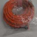 YAMATIC Heavy Duty Garden Hose 5/8 in x 50 ft with Swivel Fitting, Super Flexible Water Hose, All-weather, Lightweight, Burst 600 PSI (Orange)
