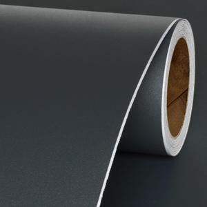 Livelynine 15.8x394 Removable Dark Gray Peel and Stick Wallpaper for Kitchen Cabinets Self Adhesive Wall Paper Modern Bathroom Gray Contact Paper for Dresser Counter Top Cabinet Covering Waterproof