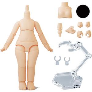 1/12 Scale BJD Doll Body 9.6cm/11cm YMY2 Body Action Figures Replacement Body Doll Accessories (Normal White,9.6cm)