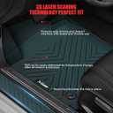 Floor Mats & Trunk Mat for 2026 2016-2025 Dodge Durango 7 Seats with 3rd Row Backrest Mat All Weather TPE Protection 3 Rows Car Floor Liners Full Set with Cargo Liners