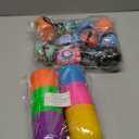 12 Pack 3.4" Jumbo Filled Easter Eggs with Toys Magic Bean Cubes, Fidget Puzzle Toy Brain Teaser Easter Basket Stuffer Egg Fillers, Stress Relief Party Favors Gifts Kid Toddler Teen Classroom Prizes