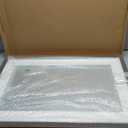 Ruomeng Wall Mirror Rectangle Decorative Mirror 12" x 16" for Entryway, Bedroom, Living Room, White