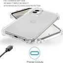 2 x for Motorola Moto G Power 2025 Case, Clear Soft TPU Anti-Yellowing, Wireless Charging Compatible, 4 Corners Airbag Ultra Slim Shockproof Protection Phone Cover for Moto G Power 5G 2025 (Clear)