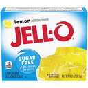 Jell-O Lemon Sugar-Free Gelatin Mix (0.3 oz Boxes, Pack of 8), BBD 03 MAR 2026