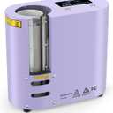 GO2CRAFT Auto Seamless Tumbler Heat Press Machine, Automatic Rotation Advanced Cup Heat Press with Fast & Even Heating, 4 Memory Modes for 11-30oz Sublimation Tumblers, Mug, Glasses(Purple)