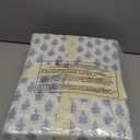 Laura Ashley - King Sheet Set, Crisp & Cool Cotton Percale Bedding with Deep Pockets, Lightweight for Year Round Comfort, Bed Sheets with Matching Pillowcases (Francesca Blue)