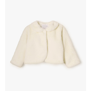 Amazon Essentials x Sofia Grainge Toddlers and Baby Girls' Faux Fur Jacket, Size Small