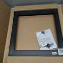 MCS Canvas Float Frames 12x12 Frame, Black & Gold Square for Finished Canvases, Vertical & Horizontal Wall for Canvas Paintings (1-Pack)