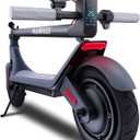 MEGAWHEELS Electric Scooter,Electric Scooter Adults Teens,10in Pneumatic Tires,350/500/600W Motor,19/31 Miles Range,15.5mph E Scooter with Smart APP Control for Commuting, Outdoor, Short Travel Gift