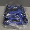 Voipvvii Folding Hand Truck 500lbs, Portable Heavy Duty Dolly Cart, 6 Wheels Collapsible Luggage Cart with 2 Elastic Ropes - Compact Trolley Cart for Easy Moving - Ideal Hand Cart for Travel and More (17, Blue)