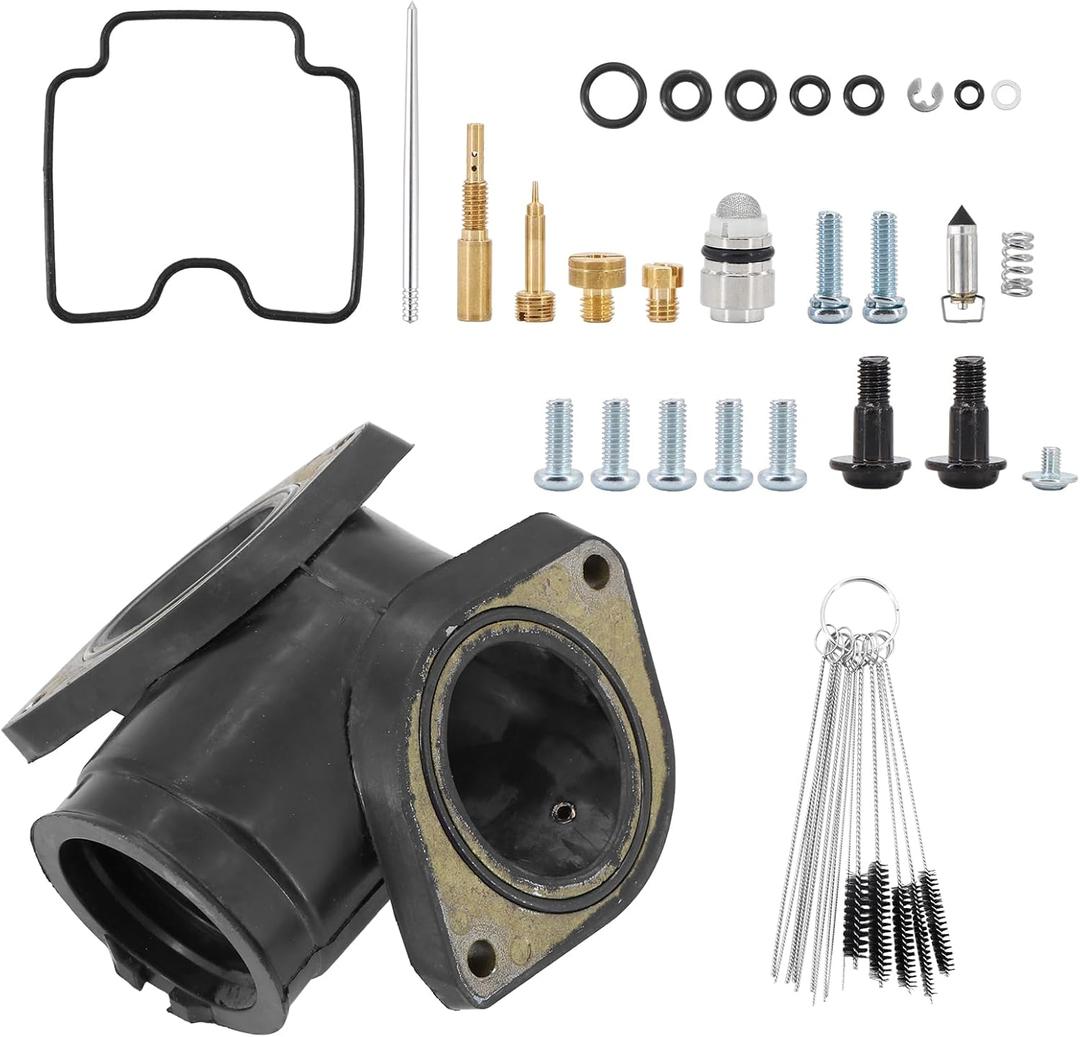 Kipa Carburetor Rebuild Repair Kit for 1999-2003 Yamaha XV1600 Road Star with intake manifold