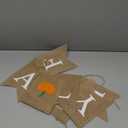 STOBAZA Unique Thanksgiving Banner Decor Linen Pumpkin Swirls Elegant Home Adornment Fine Craftsmanship