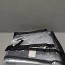 CHIYUNS Magnetic Thermal Insulated Door Curtain 34 x 80 inch, Transparent Door Cover, Keep Warm in Winter Cool in Summer, Self Sealing, Pet and Kid Friendly