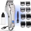 Fagaci Professional Hair Clippers with Extremely Fine Cutting, Cordless Hair Trimmer for Men & Women, Barber Clippers for Salon & Home Use