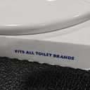 Mayfair Slow Close Round White Plastic Toilet Seat