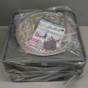 Elevated Dog Bowl Stand for Large Dogs - 2 Extra Large 10” Stainless Steel Bowls, 5 Adjustable Heights(7.5"-15.4"), Foldable Non-Slip & Durable, Portable Heavy Duty Travel Dog Feeder, Grey