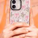 Bouvardia for iPhone 17 Case, Cute Girly Design for Women, Protective & Aesthetic, Bows & Flowers - Chamomiles