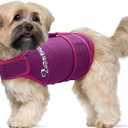 Zeaxuie Baby-Use-Grade Dog Anxiety Vest, Breathable Dog Jacket Wrap for Thunderstorm, Travel, Fireworks, Vet Visits- Calming Coat for Small, Medium & Large Dogs-M-Purple