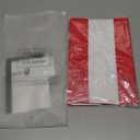 Tatuo 3 Pcs Red and White Round Circus Table Cloth 84 Inch Carnival Circus Tablecloths Striped Disposable Plastic Table Cover for Birthday Party Fiesta Theme Decorations Supplies