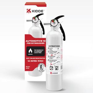 Kidde Fire Extinguisher for Vehicles, Cars, Trucks, Single-Use 10BC