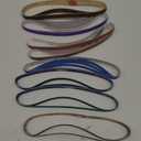 45 Pcs 1/2" x 12" Replacement Sharpening Belt Kit for Official Work Sharp Knife & Tool Sharpener (WSKTS & WSKTS-KT/Mk.1 & Mk.2) - 80/120/240/400/600/800/1000/2500/5000 Grits