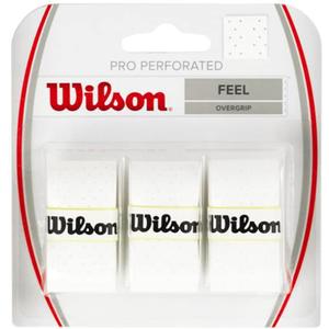 WILSON Sporting Goods Perforated Pro Overgrip (12-Pack), White (WRZ4006WH)